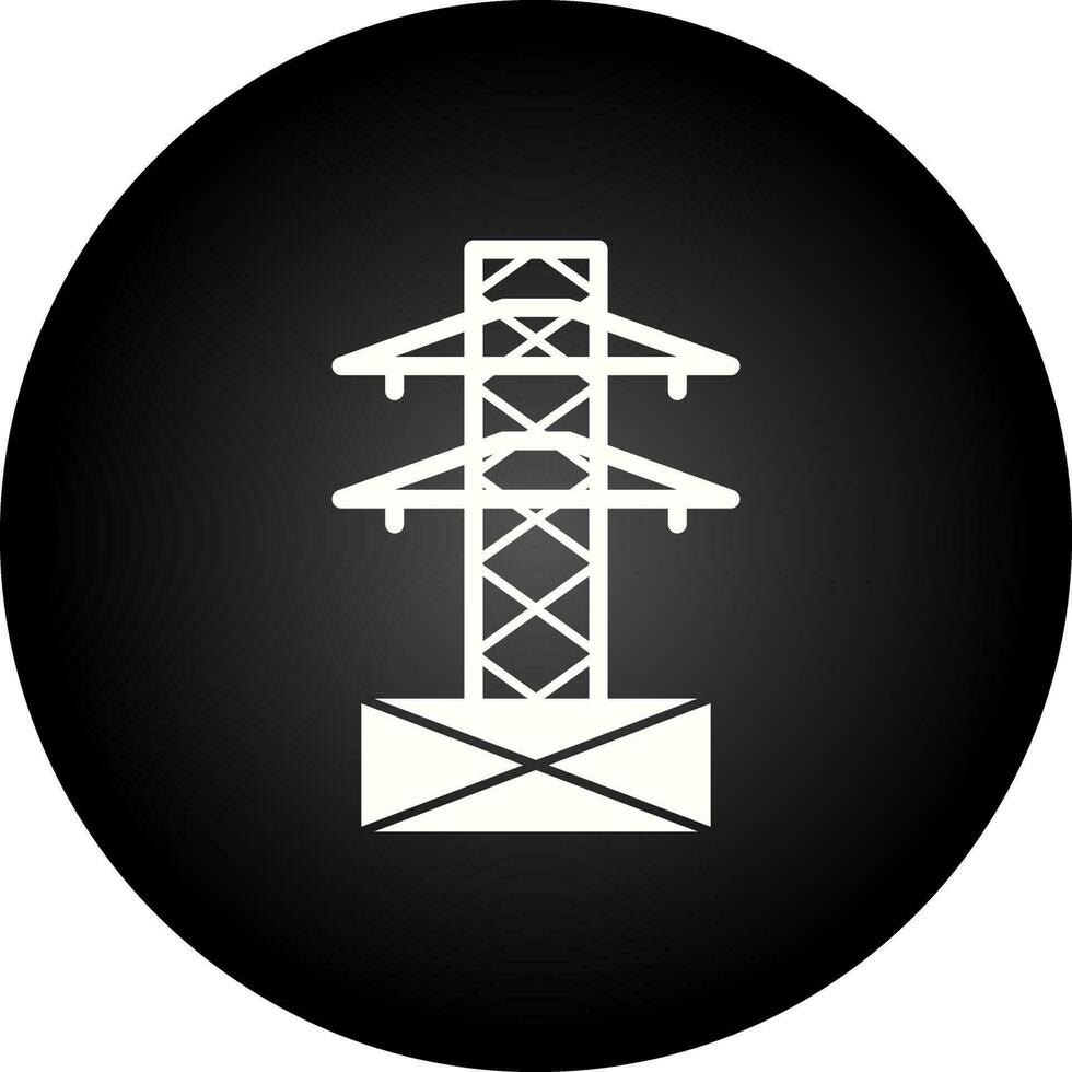 ícone de vetor de torre de eletricidade