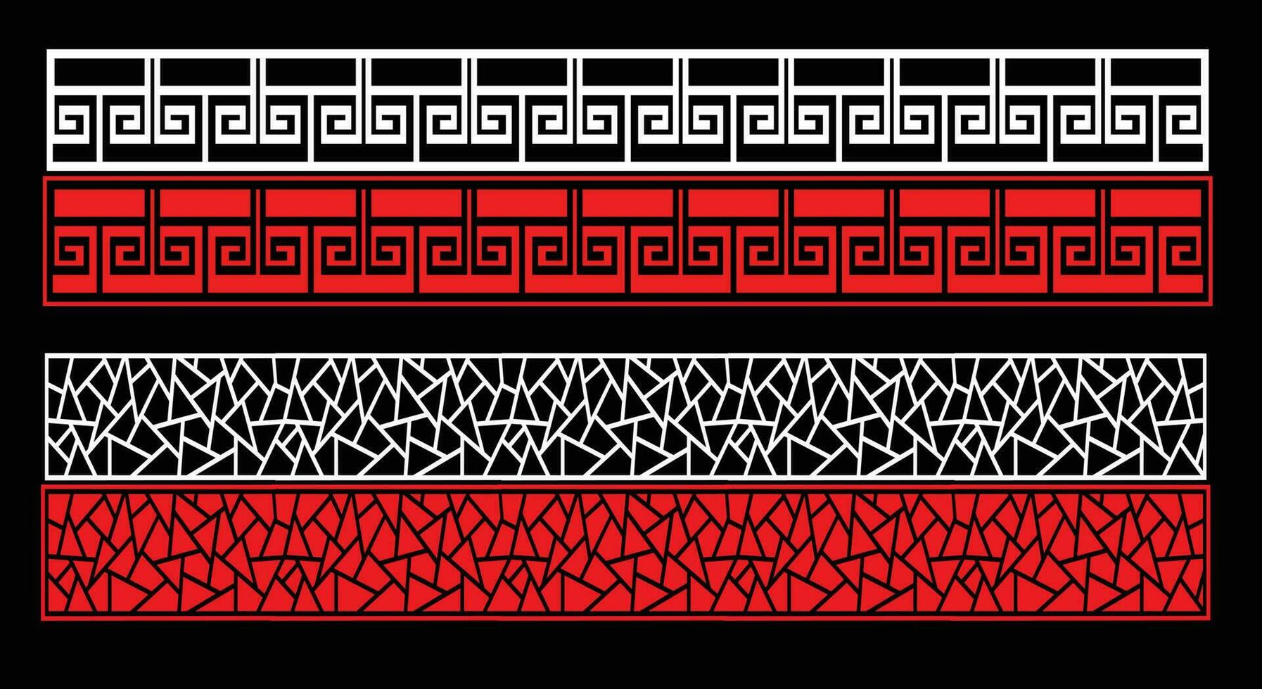 decorativo parede painéis conjunto jali Projeto para gráfico e madeira compensada, divisória, espuma, acrílico e cnc máquina corte. vetor