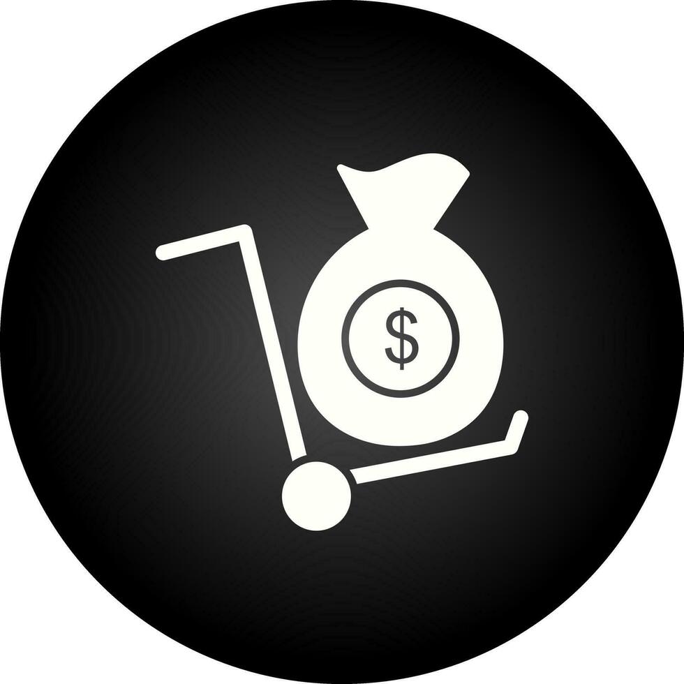 ícone de vetor de transferência de dinheiro