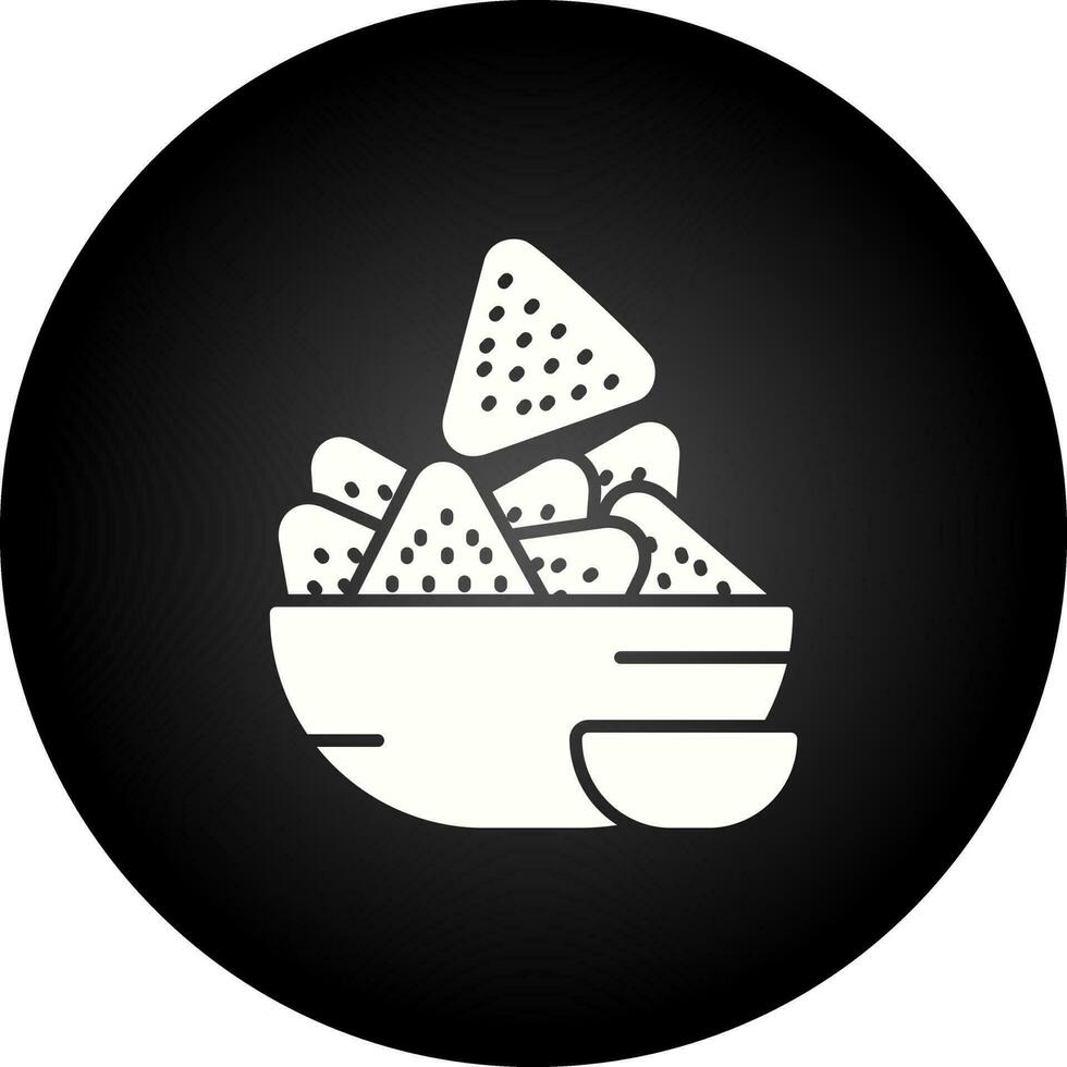 ícone de vetor de nachos