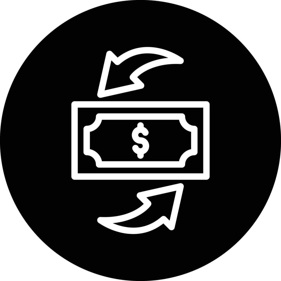 mandar dinheiro vetor ícone Projeto