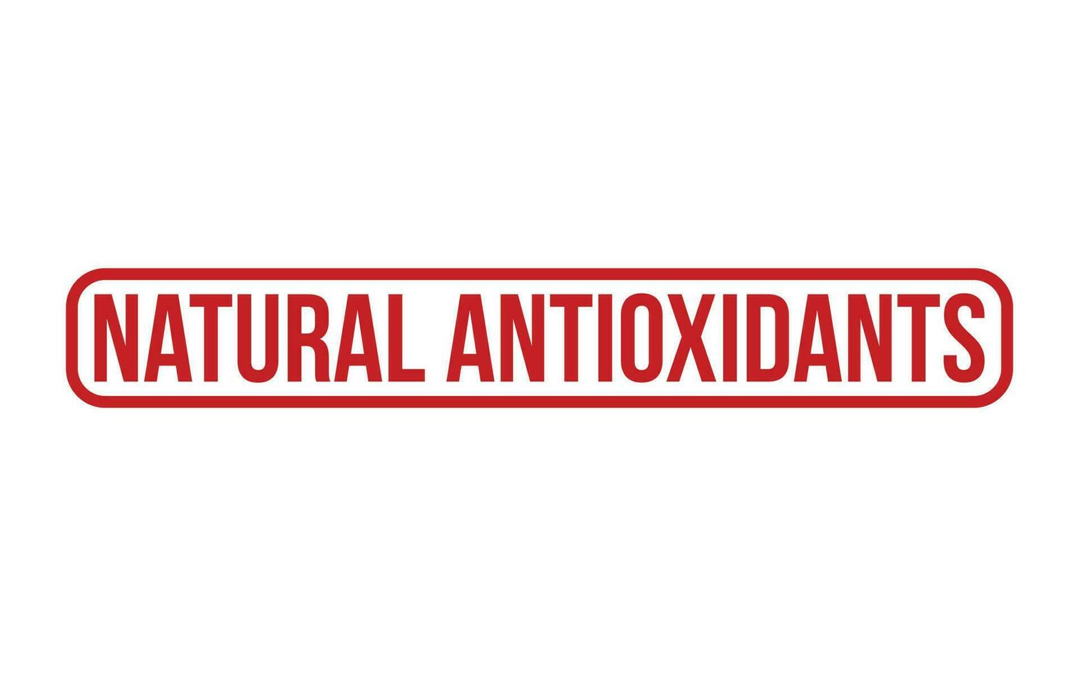 natural antioxidantes borracha carimbo foca vetor