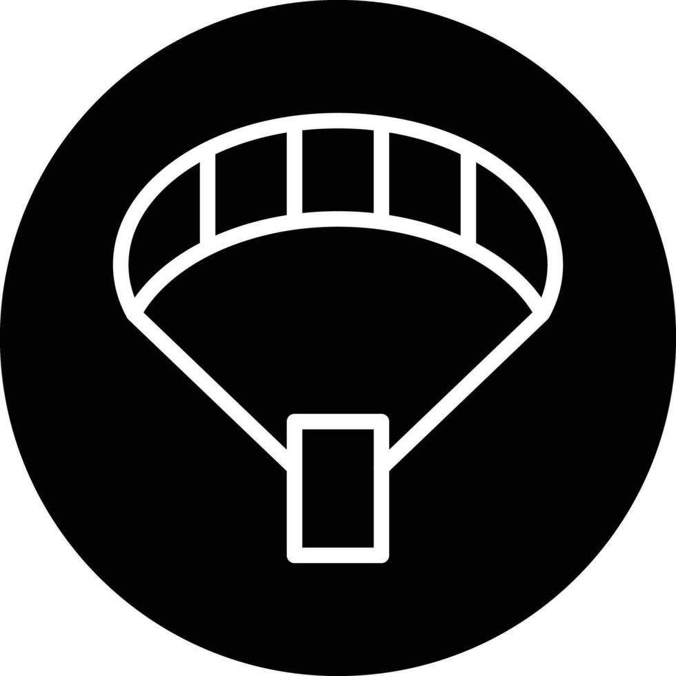 design de ícone de vetor de pára-quedas