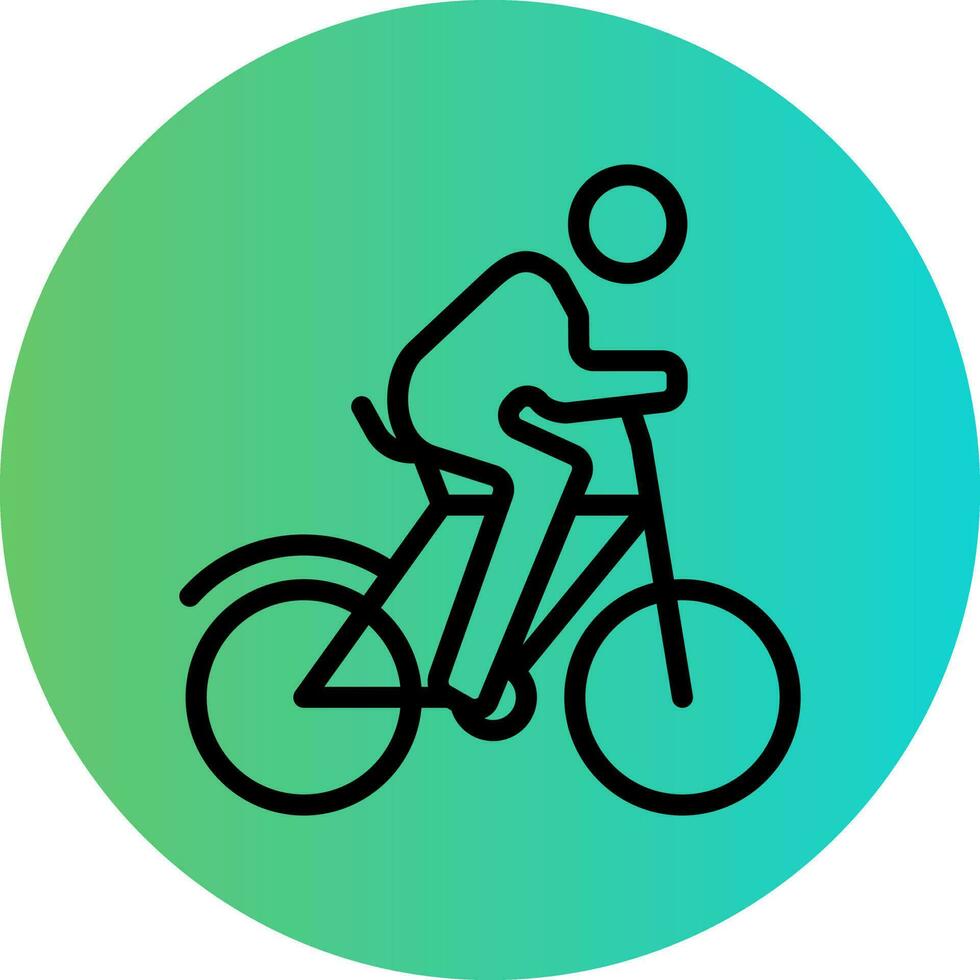 design de ícone de vetor de ciclismo