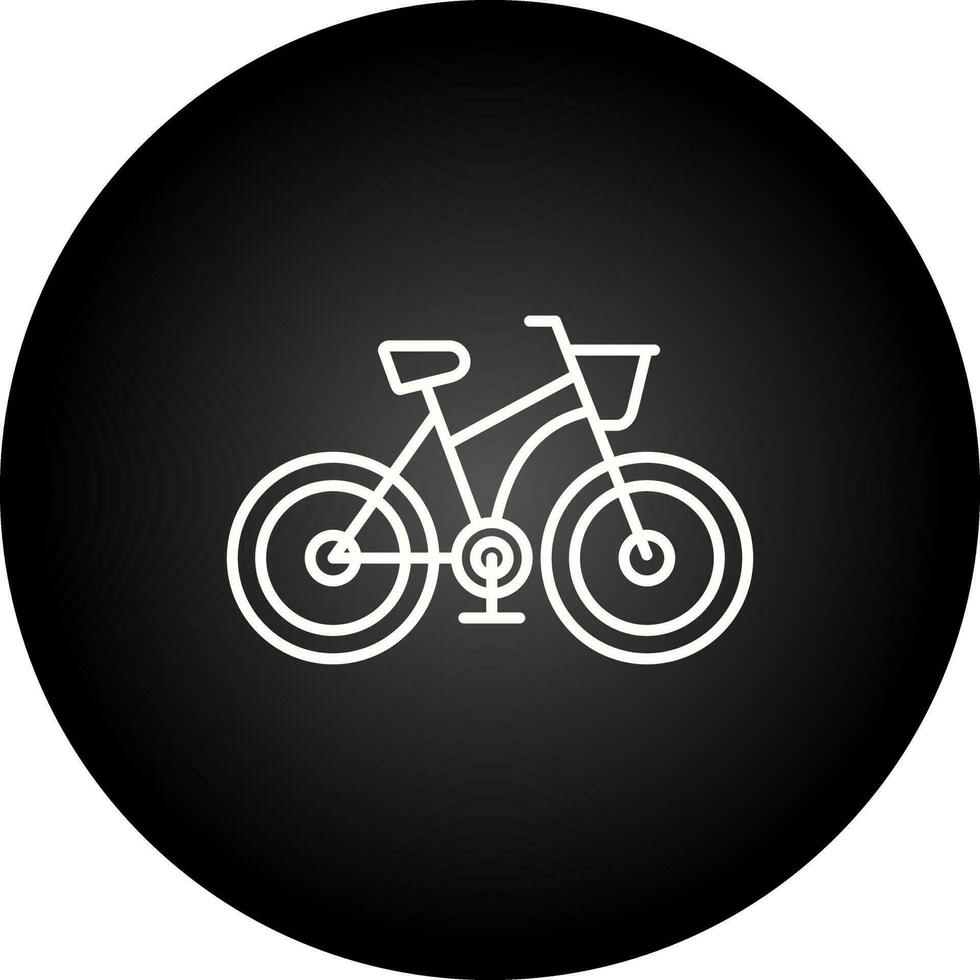 ícone de vetor de bicicleta