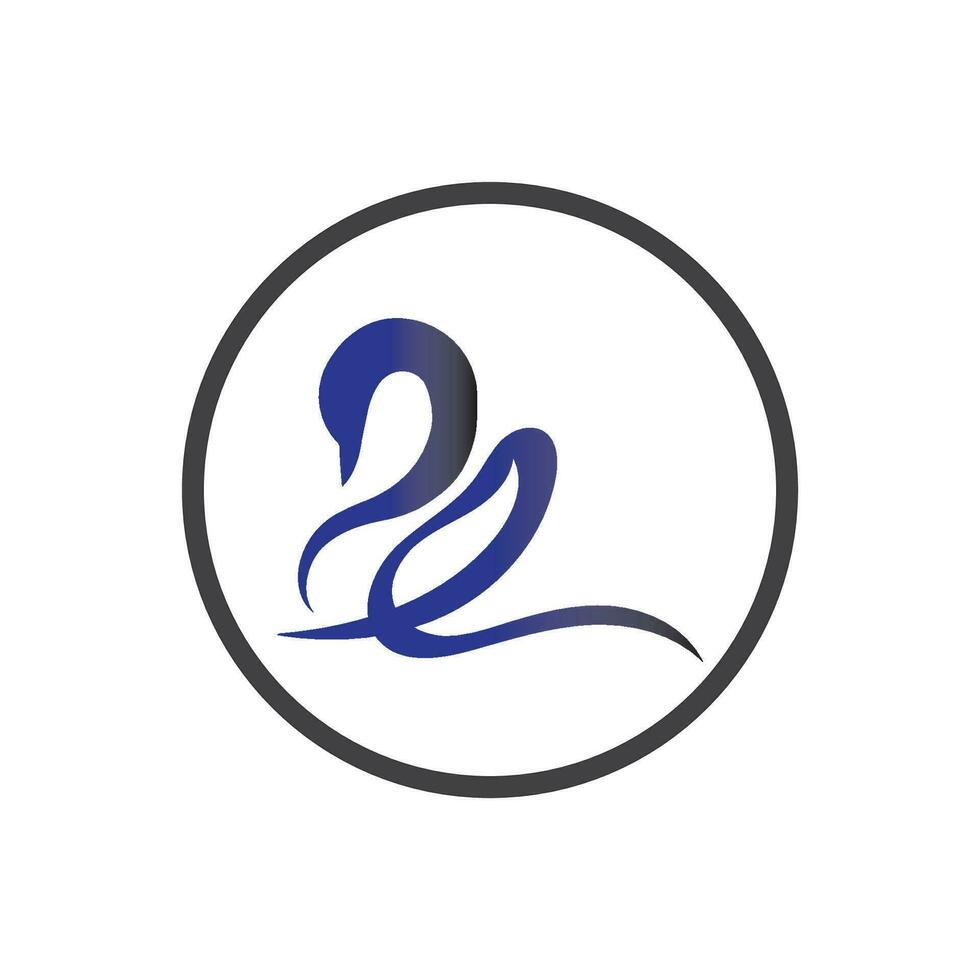 cisne logotipo e símbolo imagens ilustração Projeto vetor