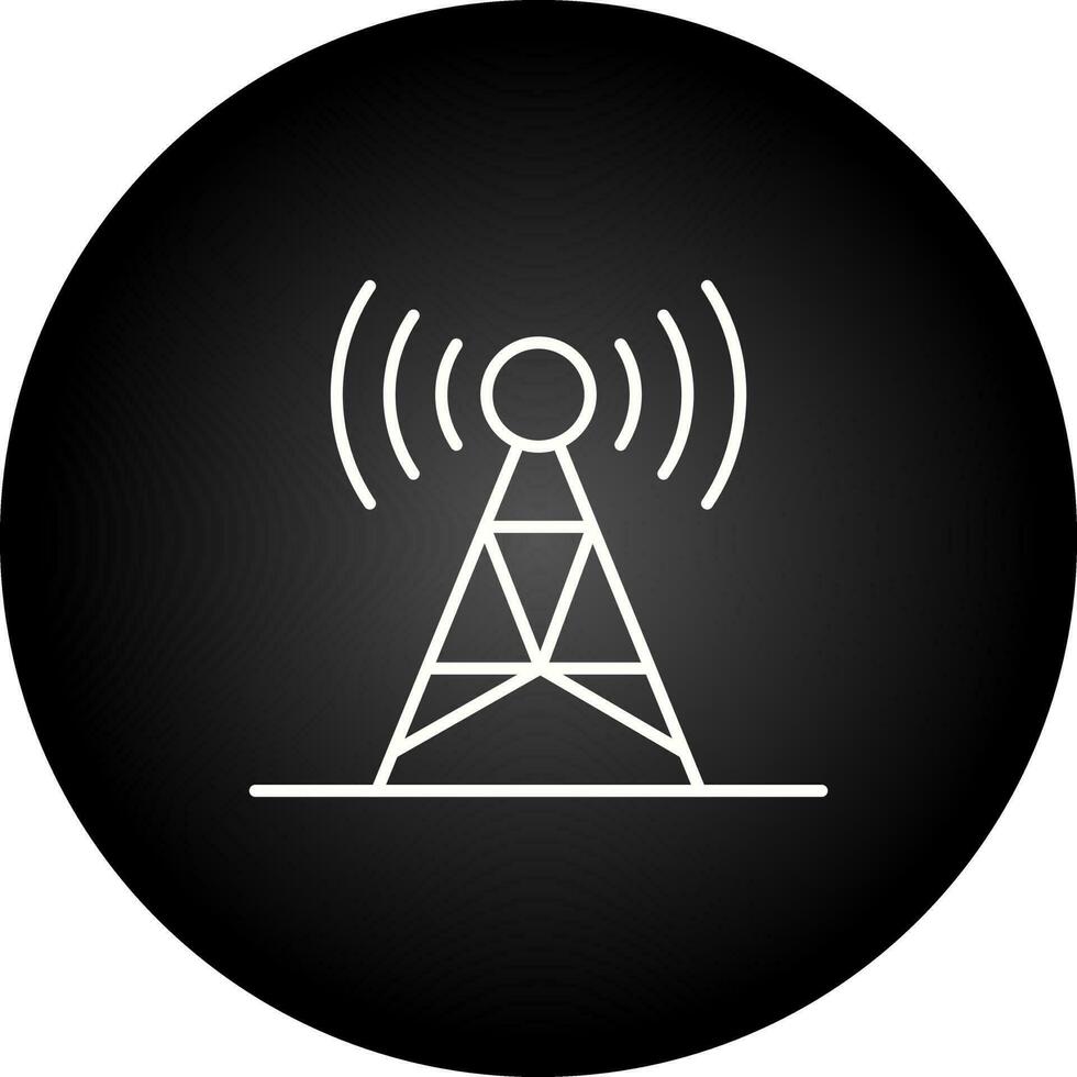 ícone de vetor de torre de sinal