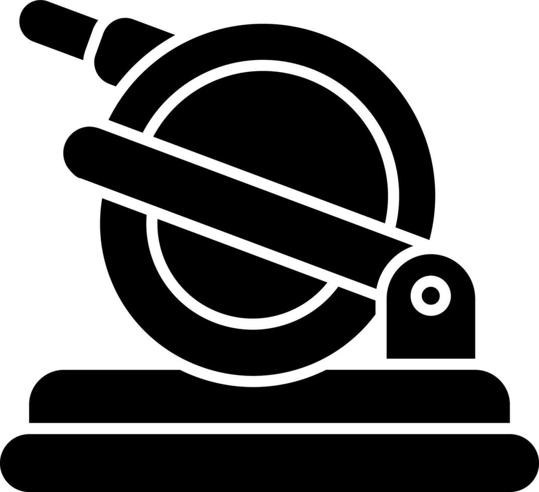 ícone de vetor de máquina de serra