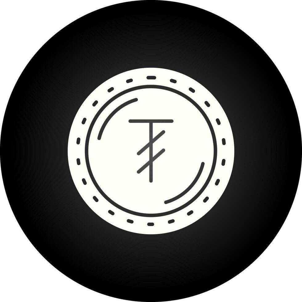 ícone de vetor de moeda tugrik