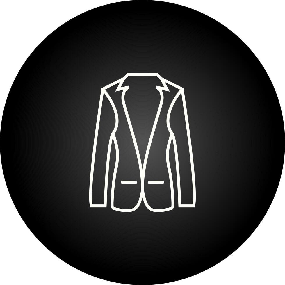 ícone de vetor de casaco