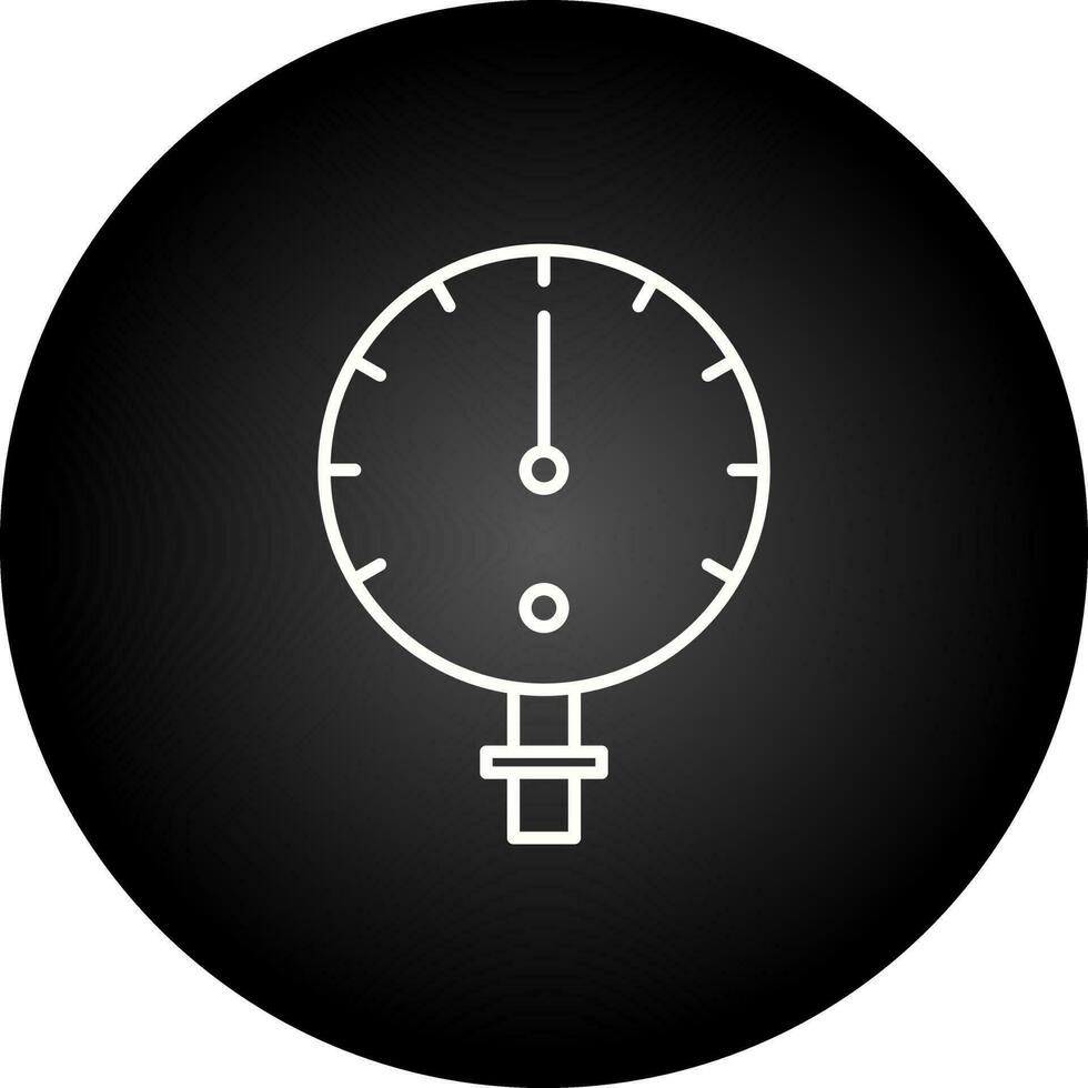 ícone de vetor de manômetro