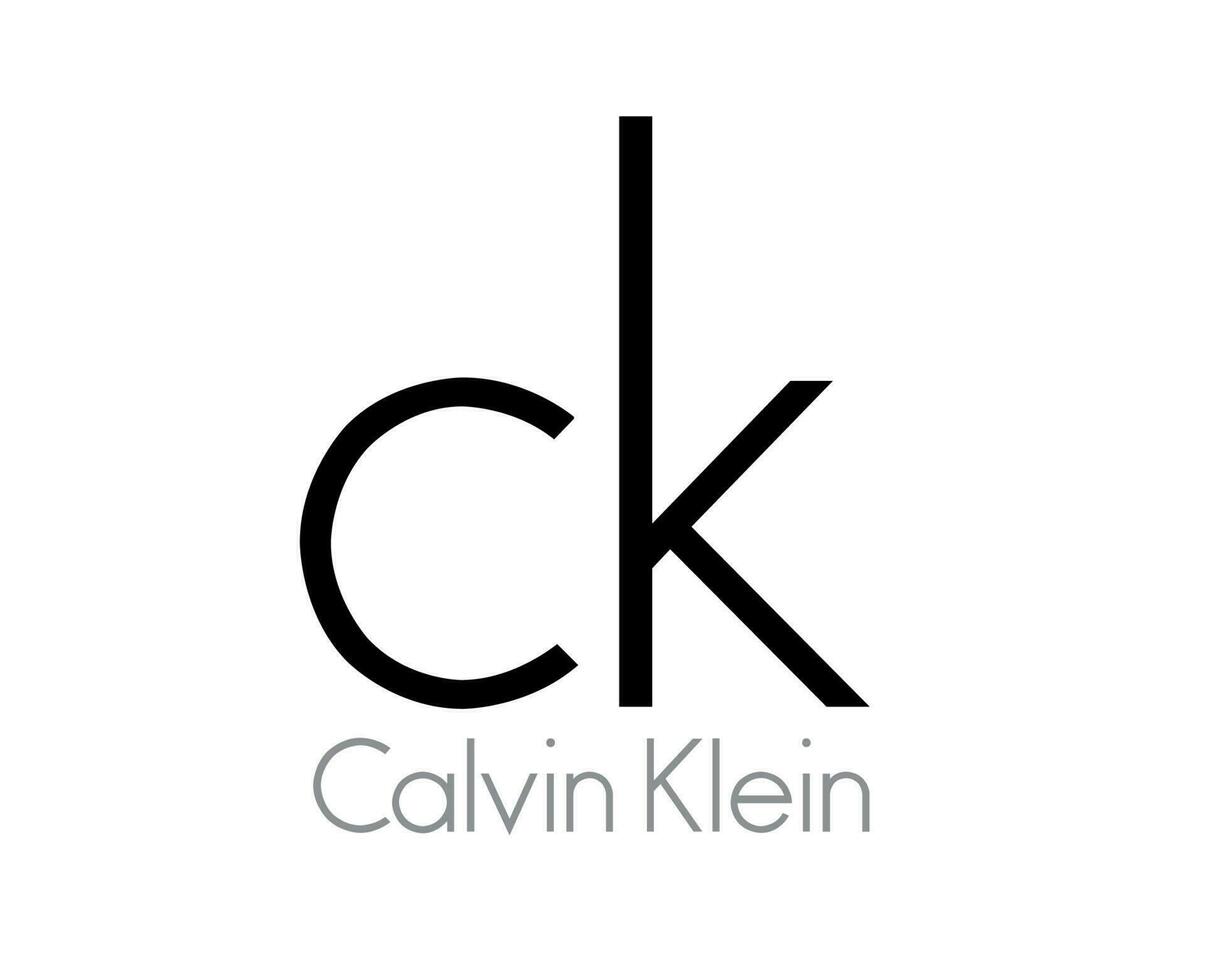 Calvin klein logotipo marca roupas símbolo com nome Projeto moda vetor ilustração