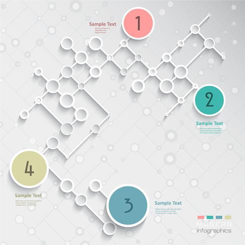 Projeto de infografia vetor