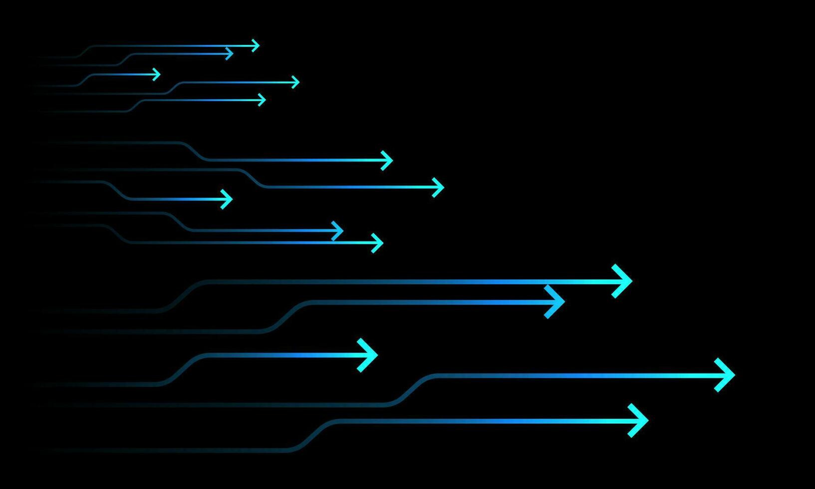 abstrato seta fluxo tecnologia direção em Preto Projeto moderno futurista fundo vetor