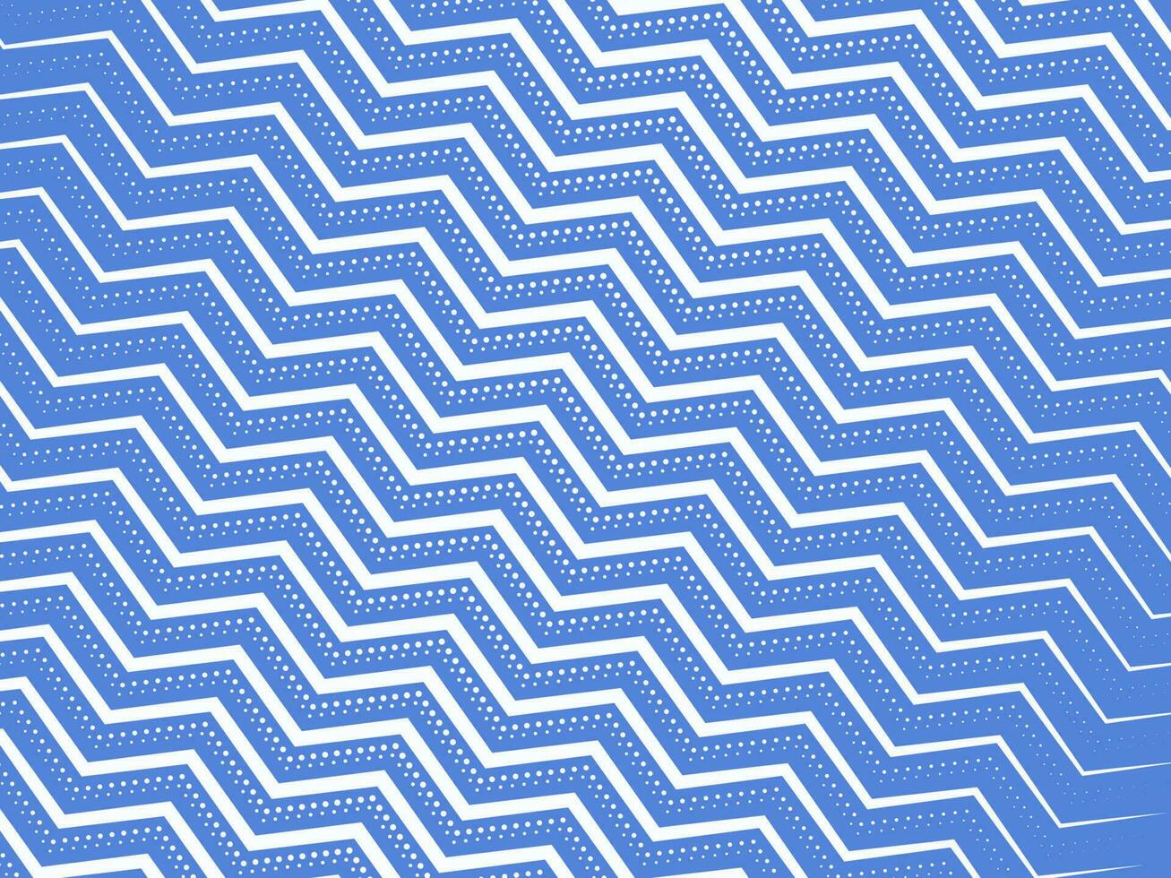 azul e branco zig zag linhas padronizar fundo. vetor