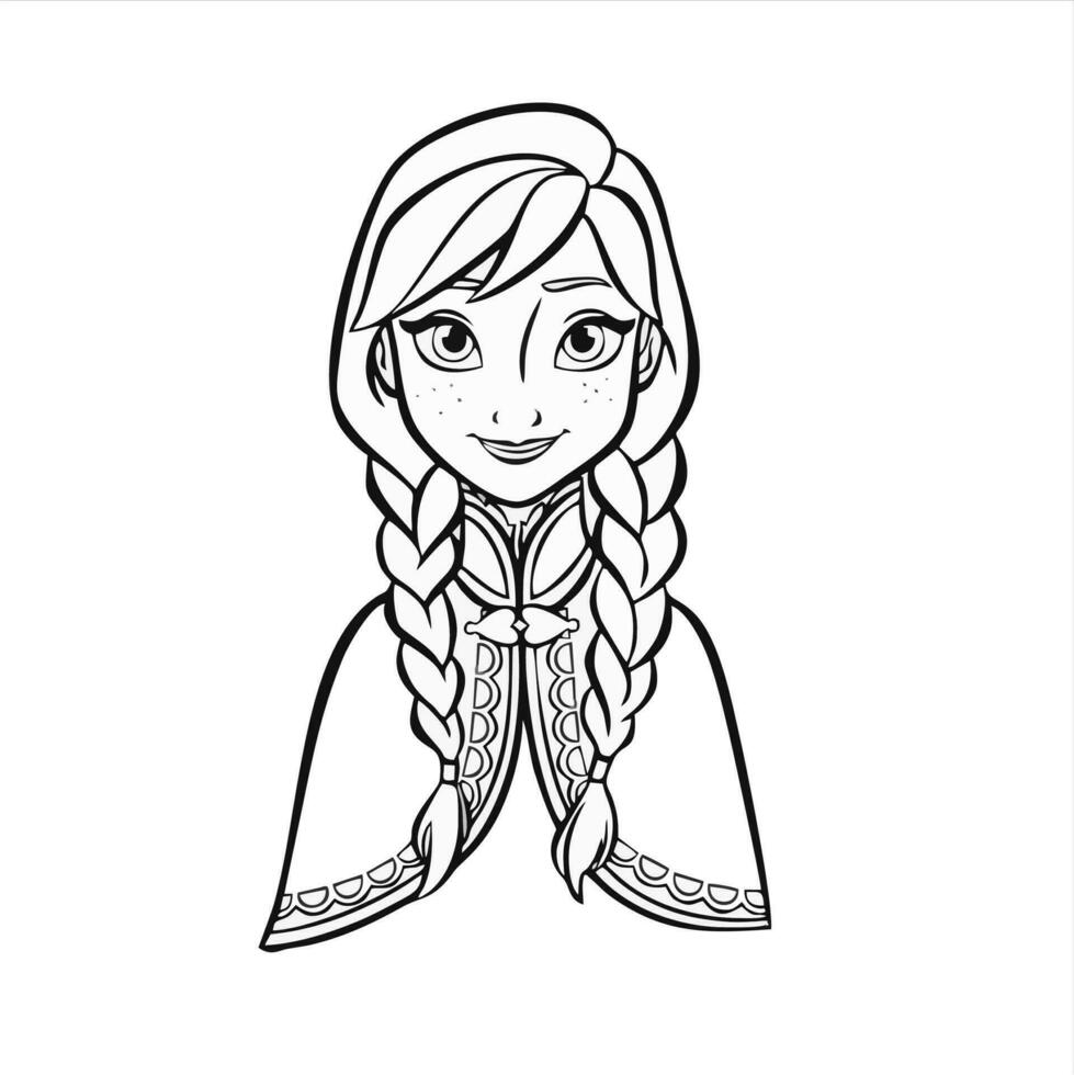 elsa e anna do congeladas desenho animado vetor