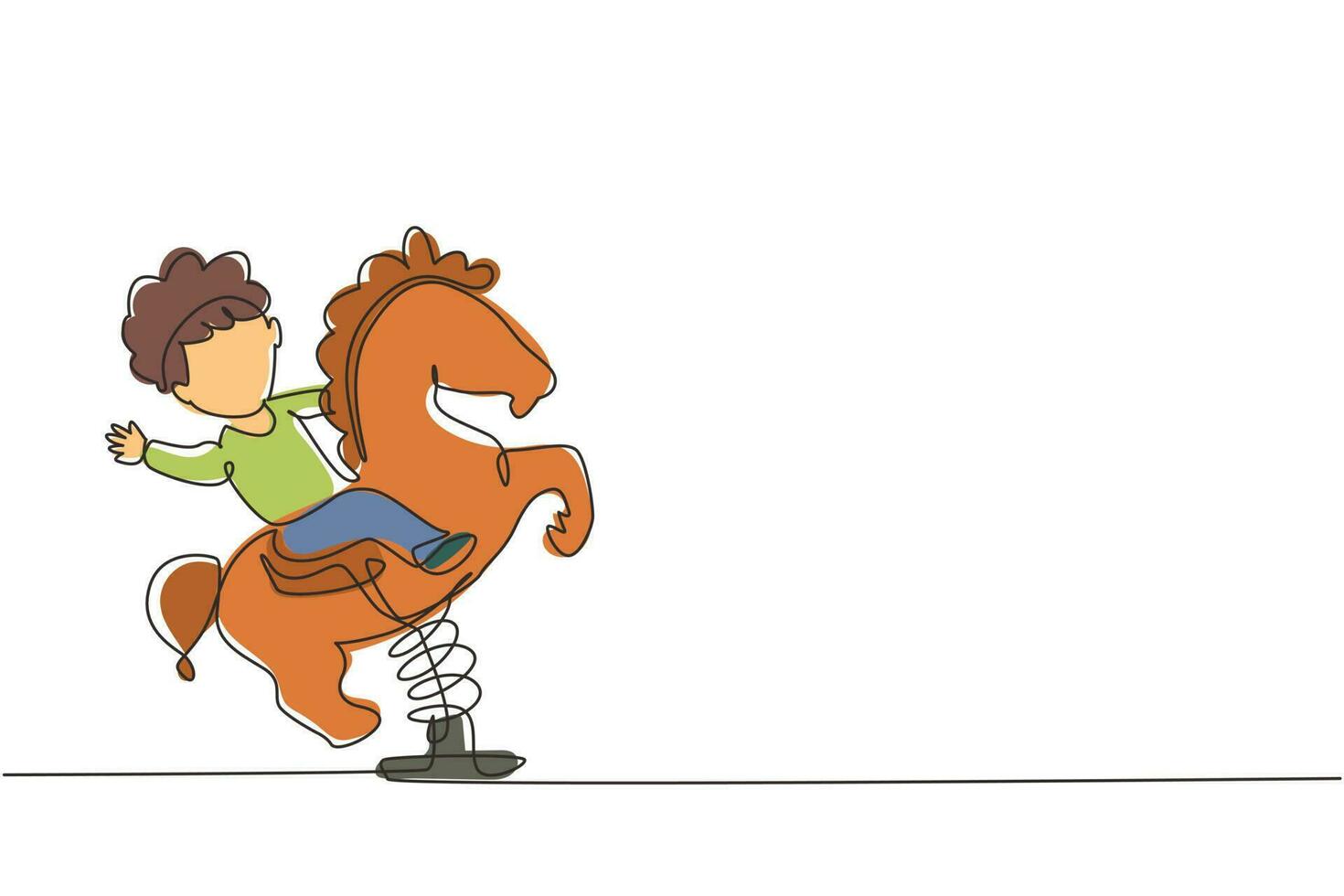 Gato E Cavalo De Balanço Como Conjunto De Vetor De Brinquedo Para Crianças  Coloridas Ilustração do Vetor - Ilustração de alegria, kindergarten:  238619521