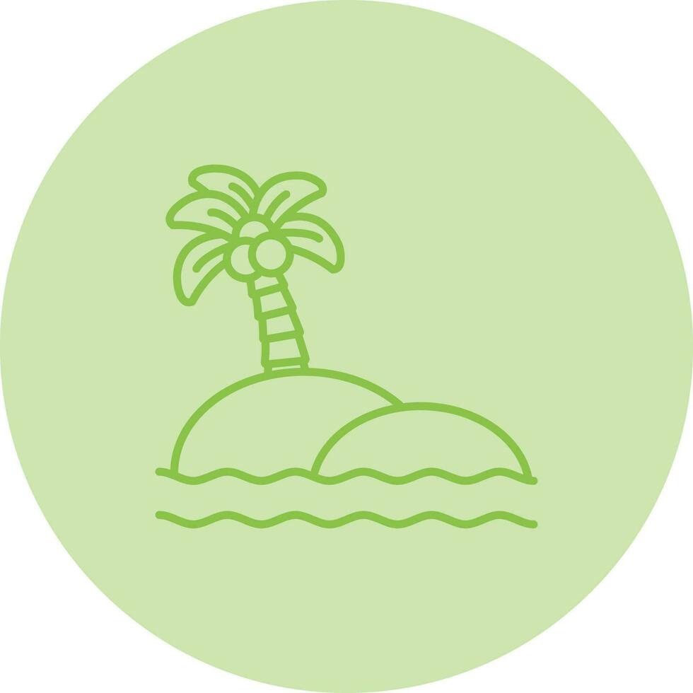ícone de vetor de ilha