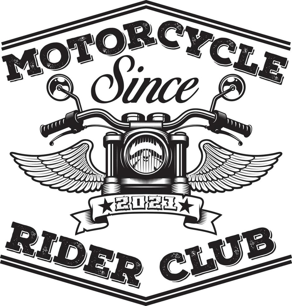 motocicleta cavaleiro clube vetor