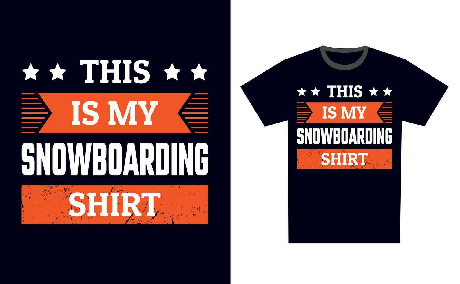 snowboard t camisa Projeto modelo vetor