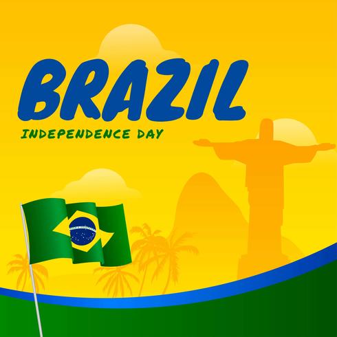 Vetor do dia da independência do Brasil