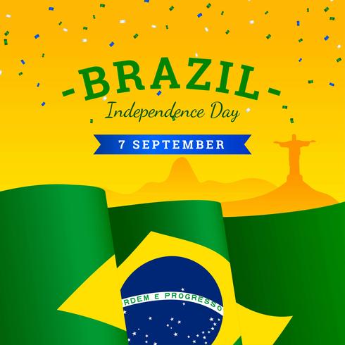 Dia da Independência do Brasil vetor