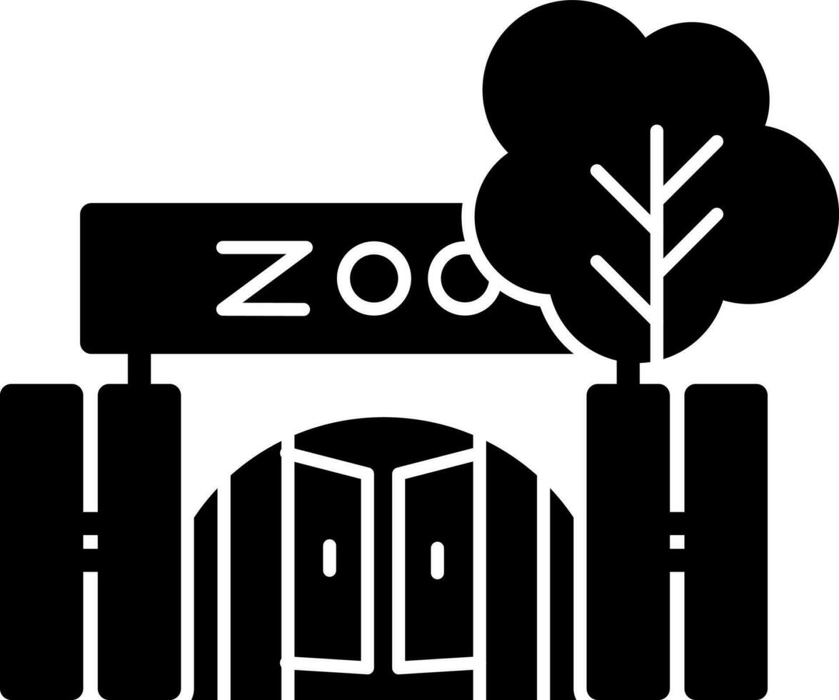 design de ícone de vetor de zoológico