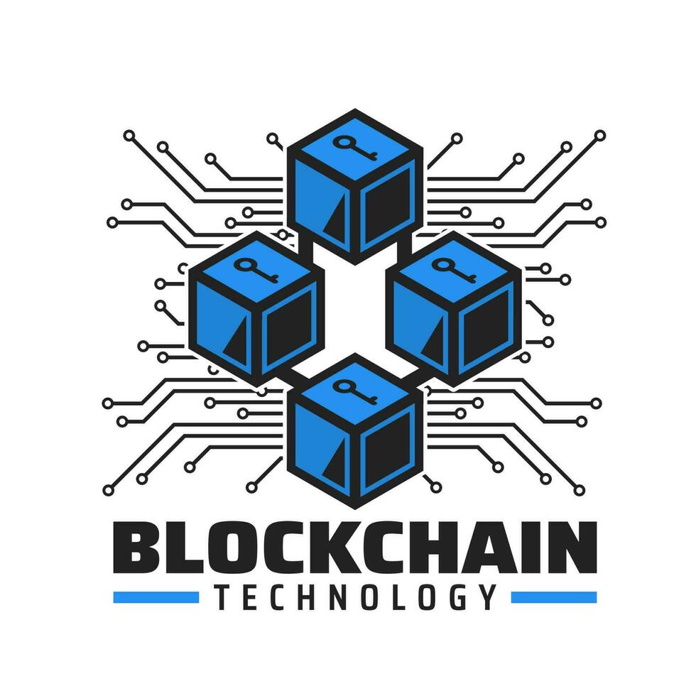 blockchain, criptomoeda Forma de pagamento tecnologia ícone vetor