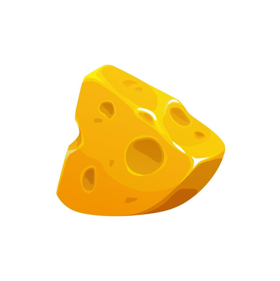 desenho animado maasdam, pedaço de queijo holandês e suíço vetor