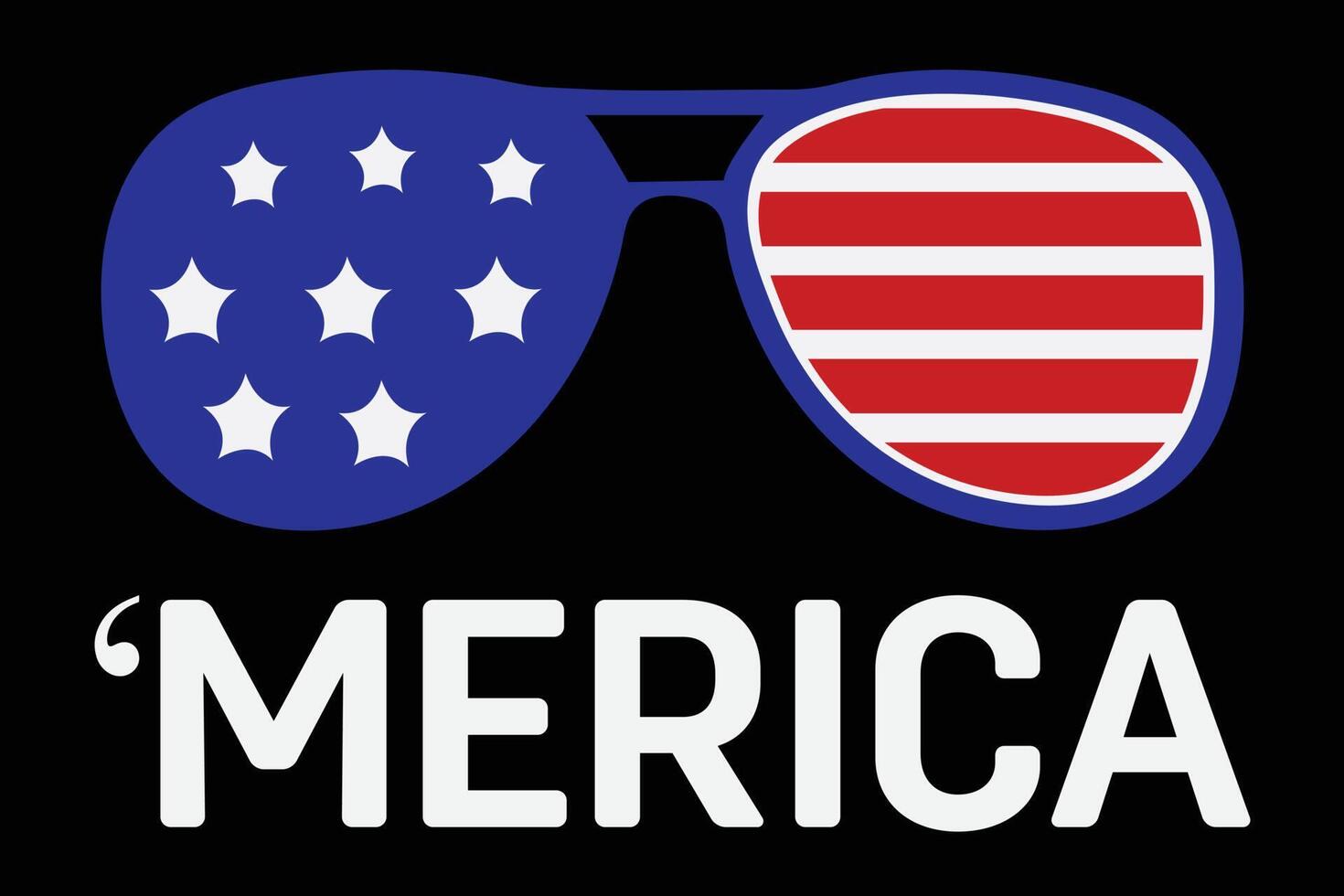 América nos bandeira engraçado 4º do Julho camiseta vetor