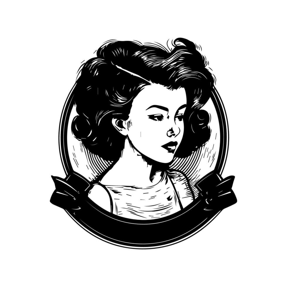 barbearia logotipo ilustração características uma clássico Projeto este captura a essência do tradicional aliciamento vetor