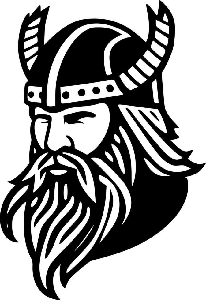 viking - minimalista e plano logotipo - vetor ilustração
