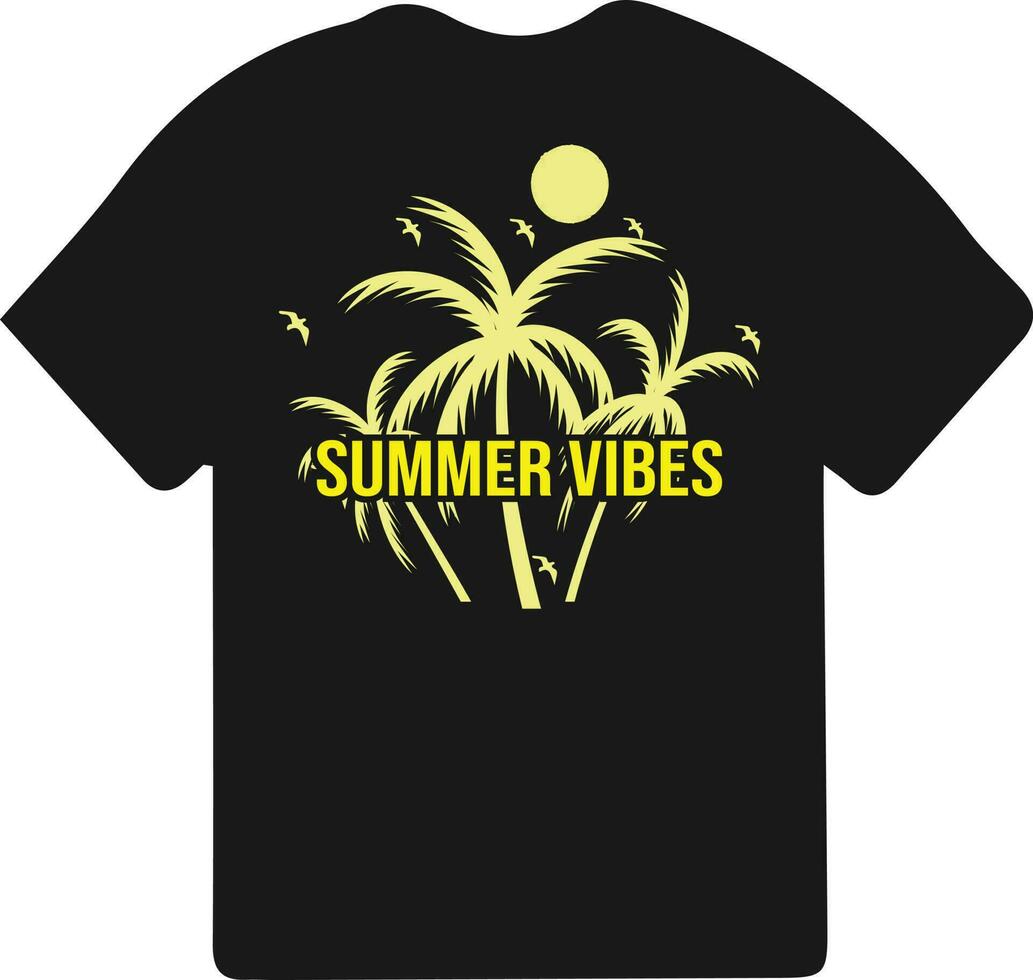 verão camiseta projeto, verão paraíso, verão de praia período de férias Camisetas, verão surfar camiseta vetor projeto, verão camiseta vetor.
