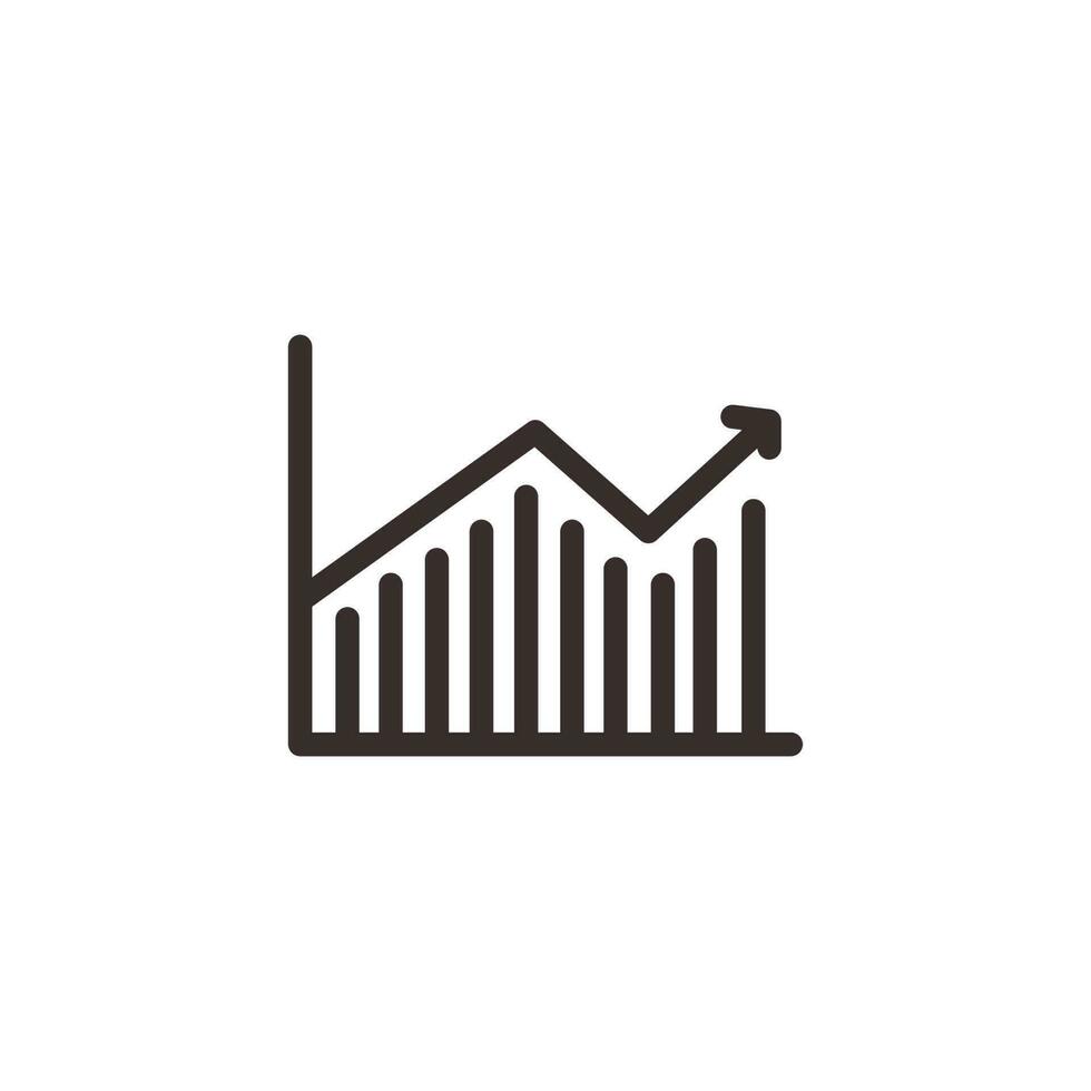 finança e o negócio linha ícones. ui ícone dentro uma plano Projeto. fino esboço ícones vetor