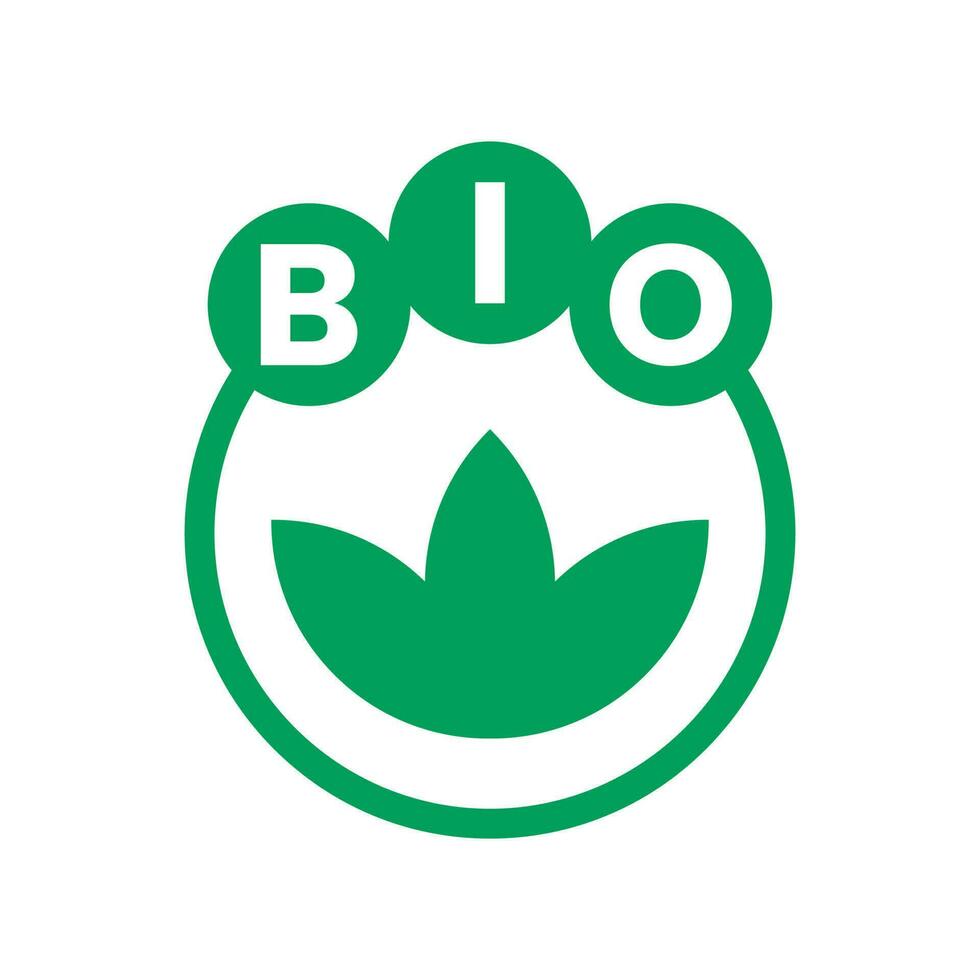 bio produtos verde adesivos, rótulos, Tag, ícones. vetor