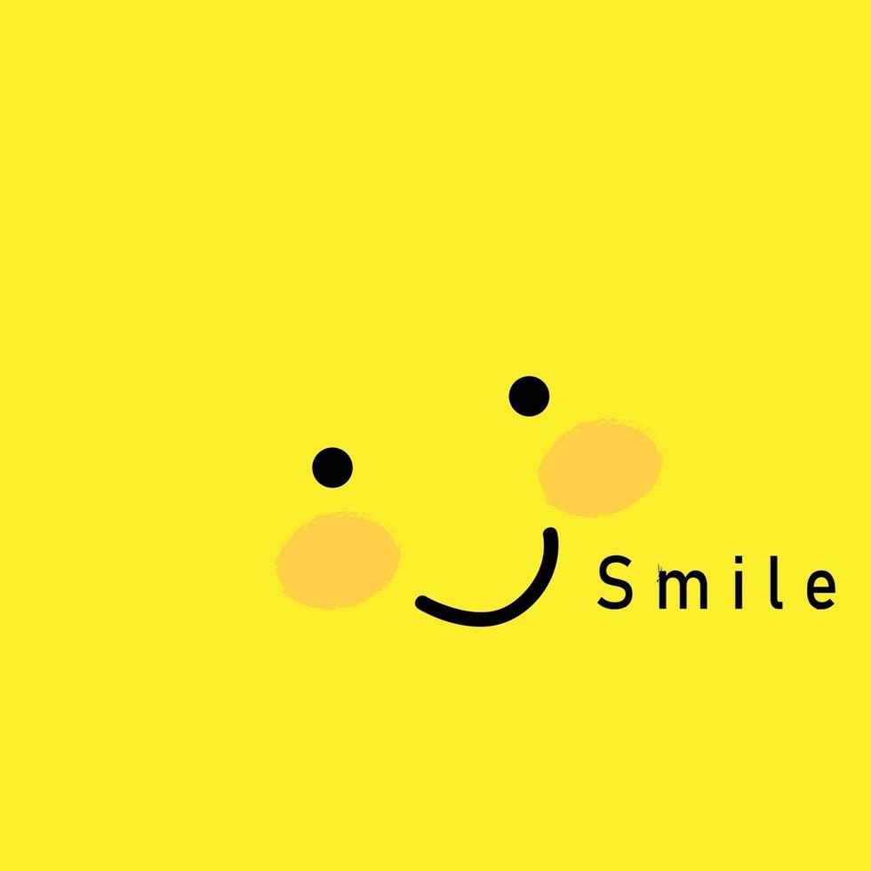 smile icon logo vector template design