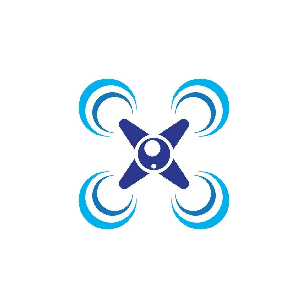 ícone de vetor de logotipo de drone