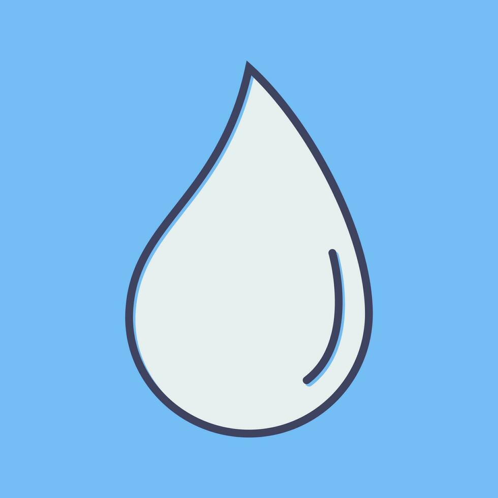 ícone de vetor de gota de água