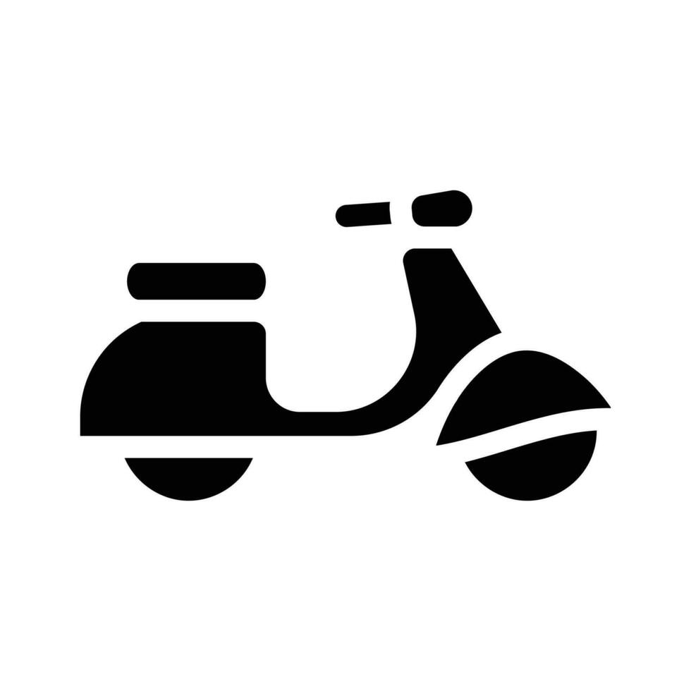 ícone de vetor de motocicleta