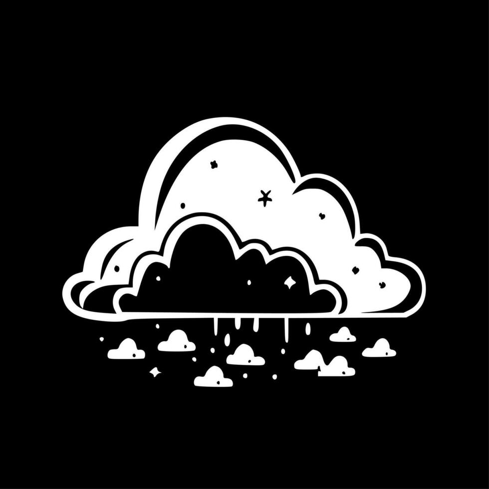 nuvens - Alto qualidade vetor logotipo - vetor ilustração ideal para camiseta gráfico