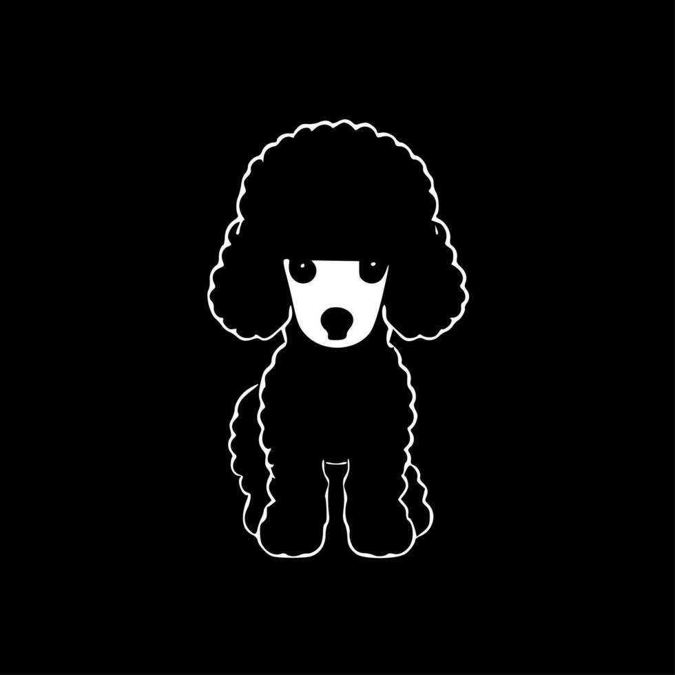 poodle - Alto qualidade vetor logotipo - vetor ilustração ideal para camiseta gráfico