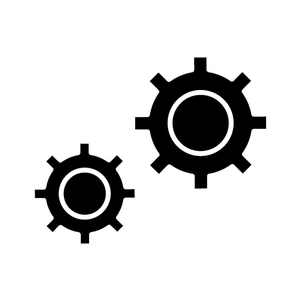 ícone do vetor de configuração