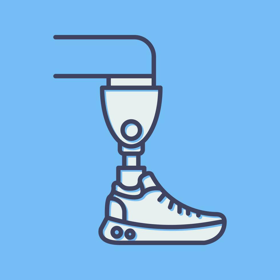ícone de vetor de próteses