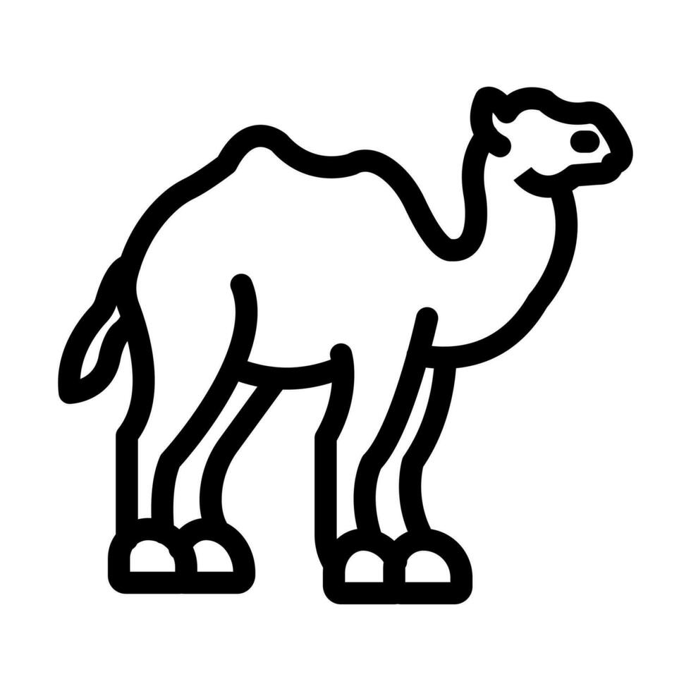 design de ícone de camelo vetor
