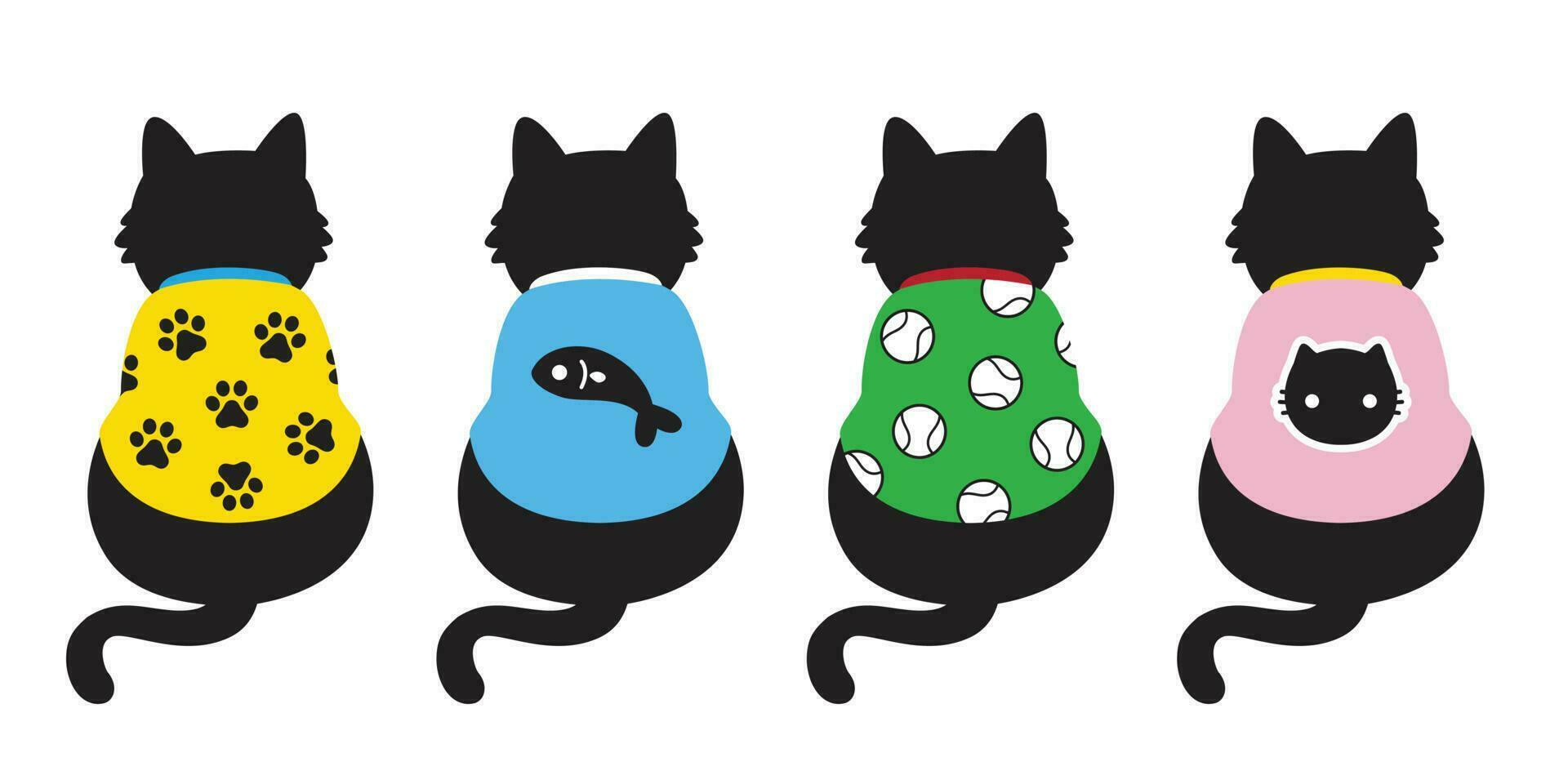 gato vetor gatinho chita ícone logotipo personagem desenho animado ilustração grampo arte