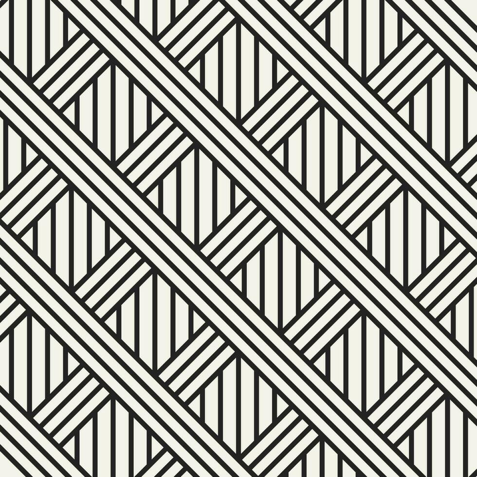 abstrato vertical linhas com diagonal incluído listrado fundo dentro Preto e branco cor. vetor