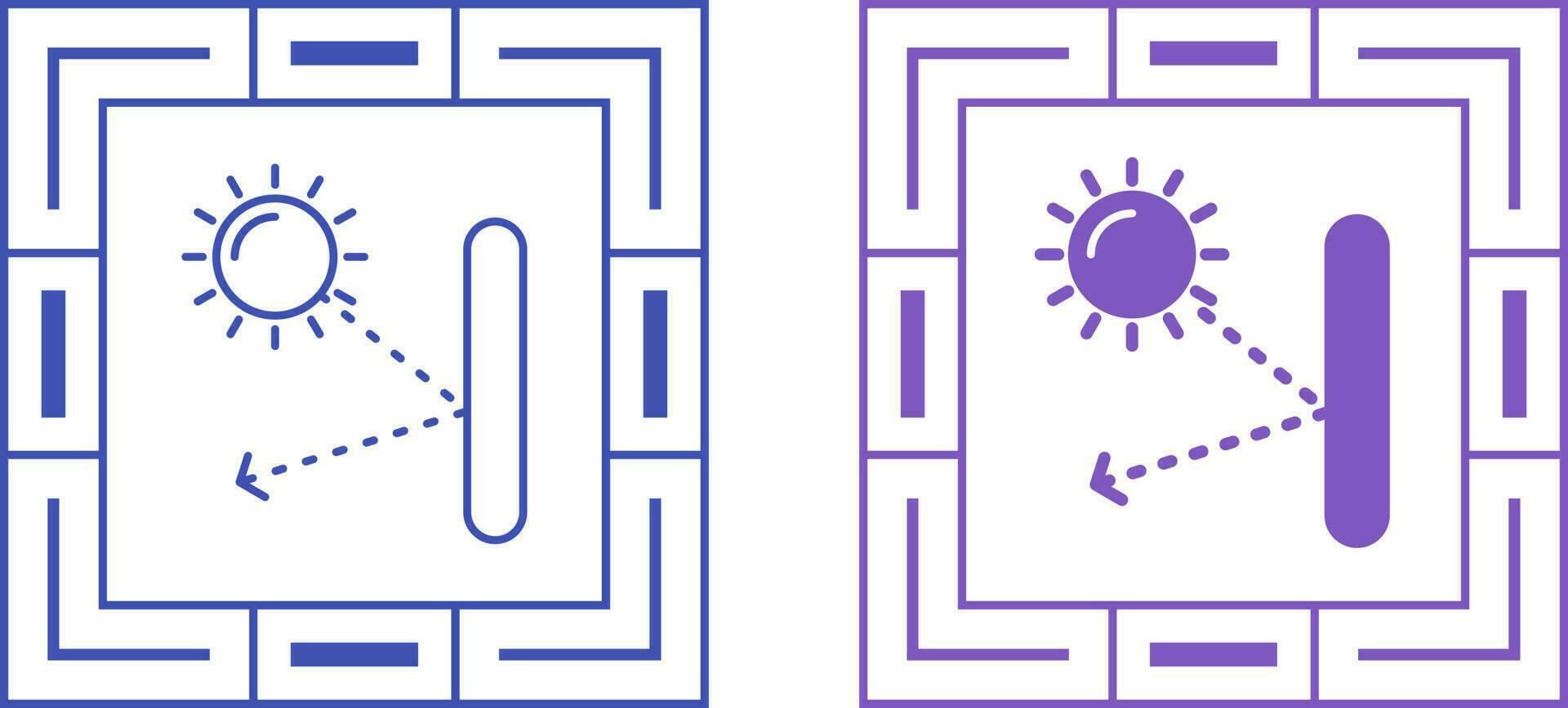 ícone de vetor de reflexão especular