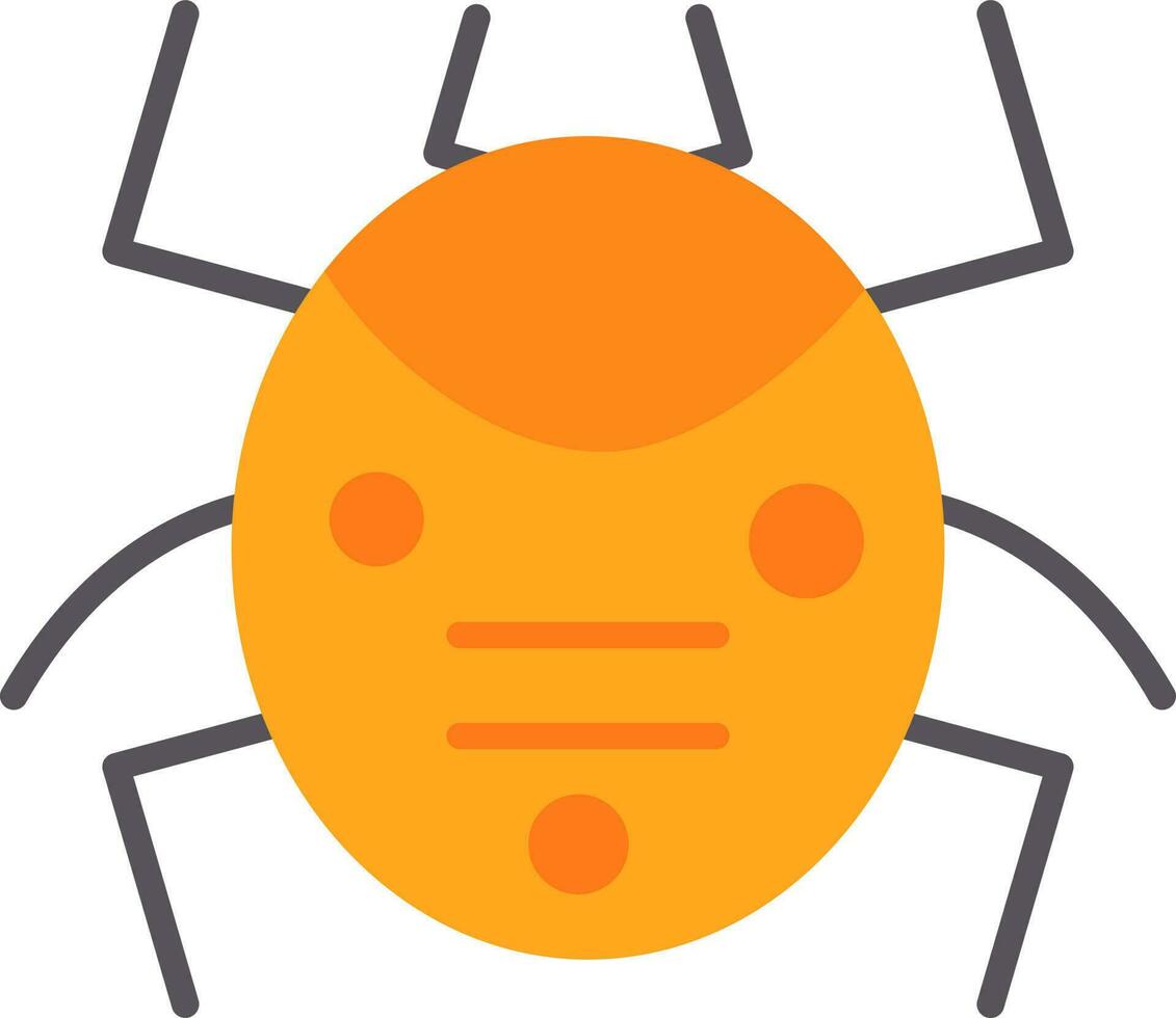 design de ícone de vetor de bug