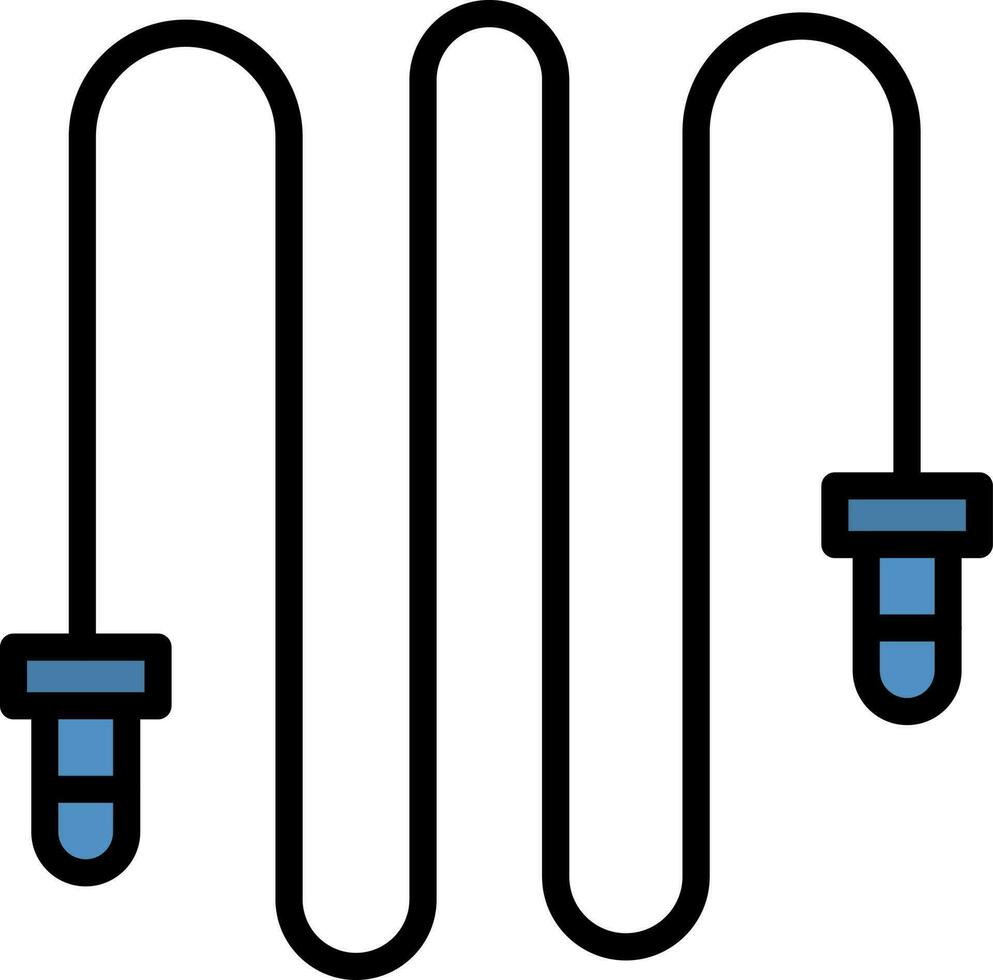 design de ícone de vetor de pular corda