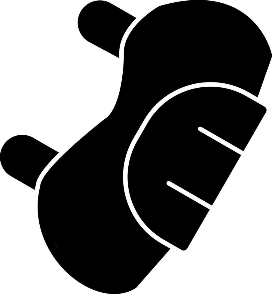 design de ícone de vetor de joelheira